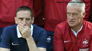 Franck Ribery is out of Didier Deschamps' France squad