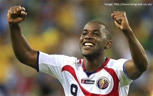 Joel Campbell of Costa Rica played a crucial role in the first round of the World Cup