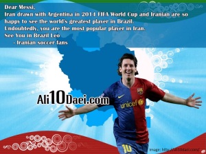 Messi is an icon in Iran